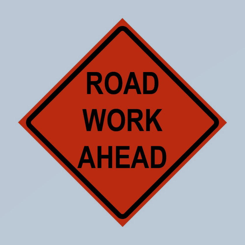 Road Work Ahead